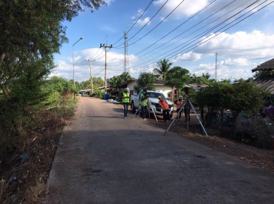 งานดำเนินการตรวจสอบหมุดระดับ BM